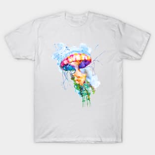 Colorful Watercolor Jellyfish T-Shirt